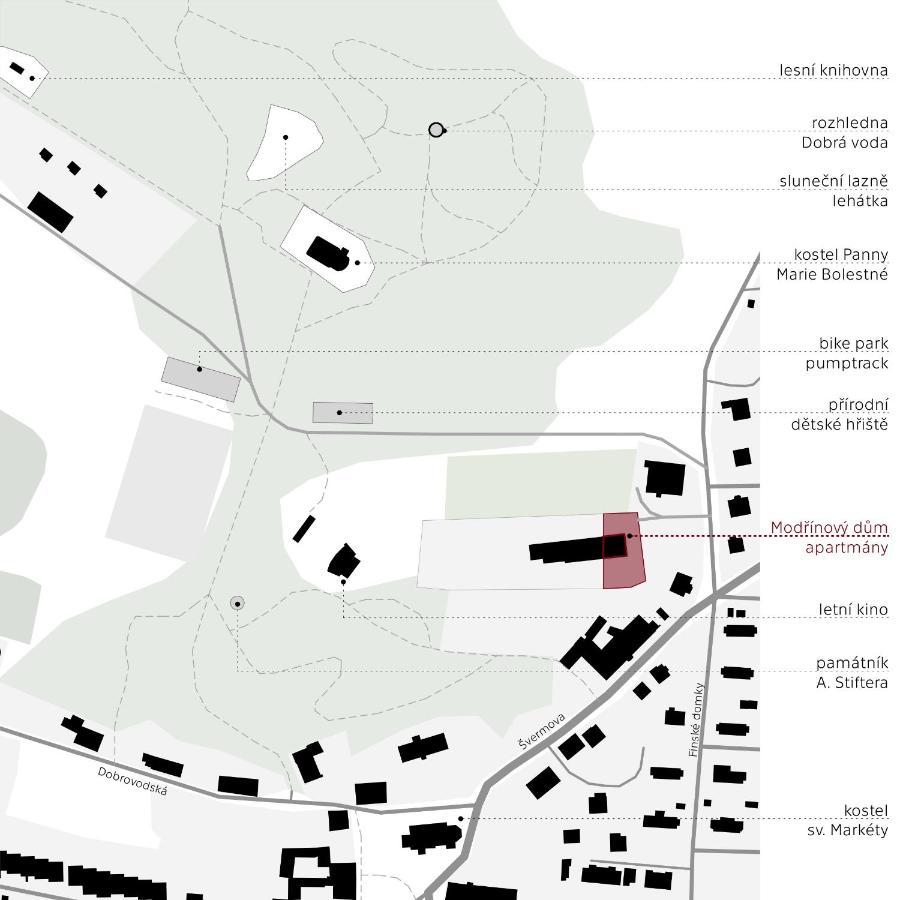 Apartmany Modrinovy Dum Horní Planá Bagian luar foto